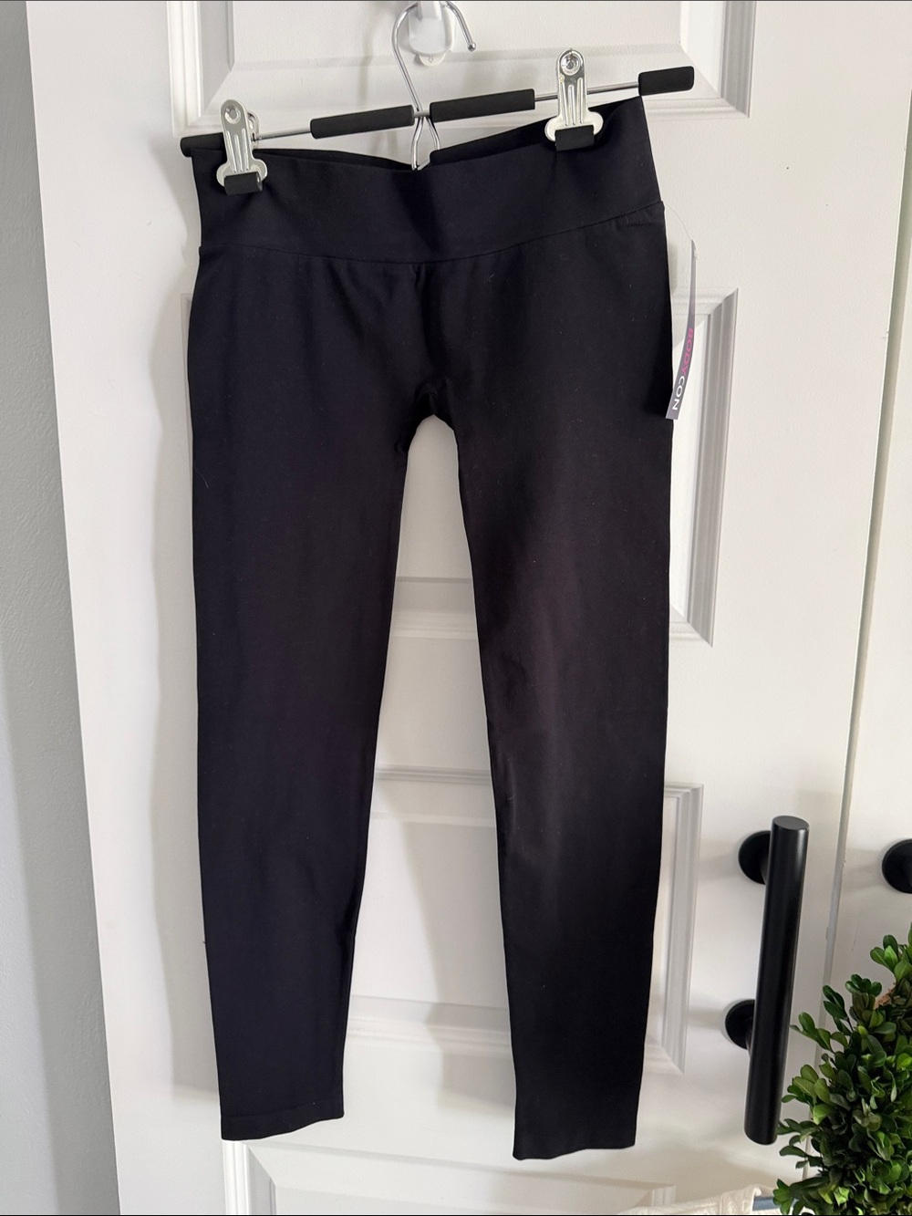 Bodycon long Black Stretch Leggings - large